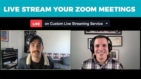Live Stream Meetings .